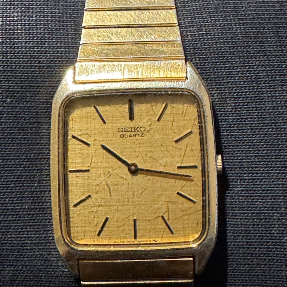 Vintage Seiko 7430-5309 Gold Tone Men’s Watch